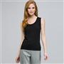 Sleeveless Scoop Neck Shell., , small