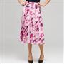 Long Floral Pintucked Skirt, , small