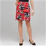 Rose Floral Skirt, Cardinal Red Multi, small