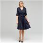 Short Sleeve Belted Shirtdress, , small