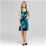Island Floral Cowl Neck Dress, , small