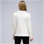 Long Sleeve Ruffle Front Cardigan, Sugar, small