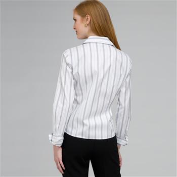 No-Iron Easy Care French Cuff Striped Shirt, , large