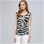 Sequined Animal Print Shell., , small