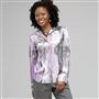 Long Sleeve Covered Placket Blouse, , small