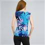 Drape Neck Tank with Knot Detail., , small