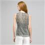 Sleeveless Pleated Top., , small