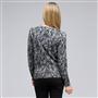 Button Front Crew Neck Cardigan, , small