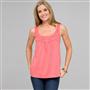 Scoop Neck Tank With Embroidery, , small