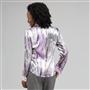 Long Sleeve Covered Placket Blouse, , small