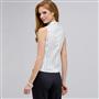 No-Iron Easy Care Double Strip Sleeveless Blouse, , small