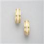 Worn Gold Hoop Earring, , small