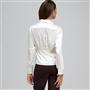 Long Sleeve Seamed Button Front Shirt, , small