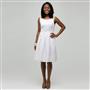 White Dress with Jewel Neckline, , small