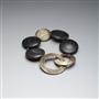 Worn Gold Stretch Bracelet, , small