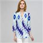 3/4 Sleeve Pleated Tunic, , small