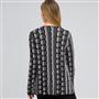 Open Front Texture Cardigan, , small