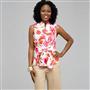 Floral Tie Front Shirt, , small