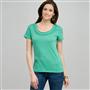 Scoop Neck Tee With Applique, , small