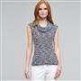 Sleeveless Cowl Neck Top, , small